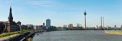 Photo: Skyline of Düsseldorf, Source: DMT